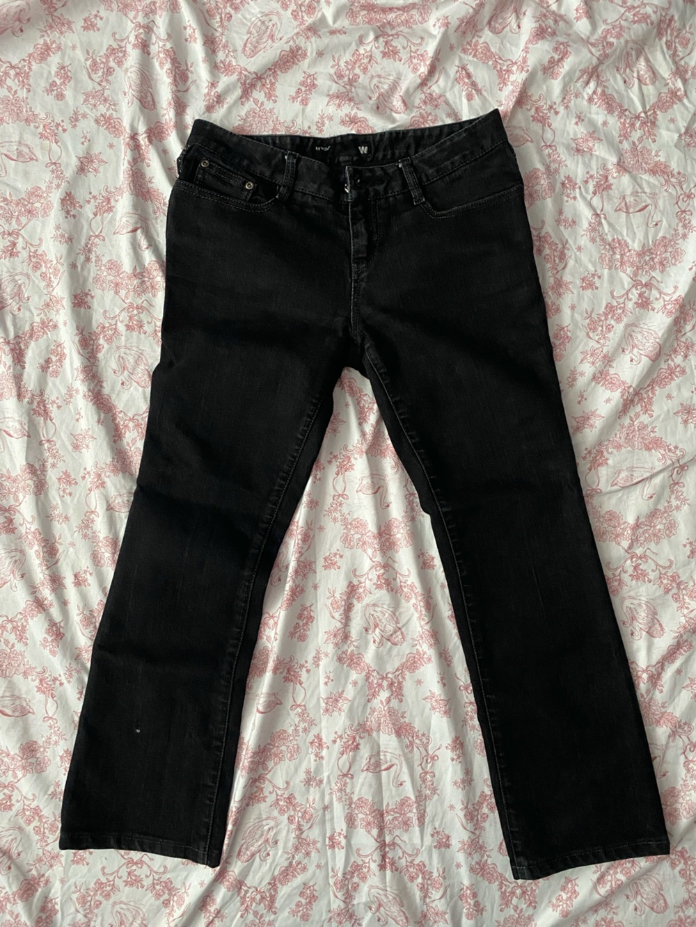 Petite Black Jeans Bedazzled